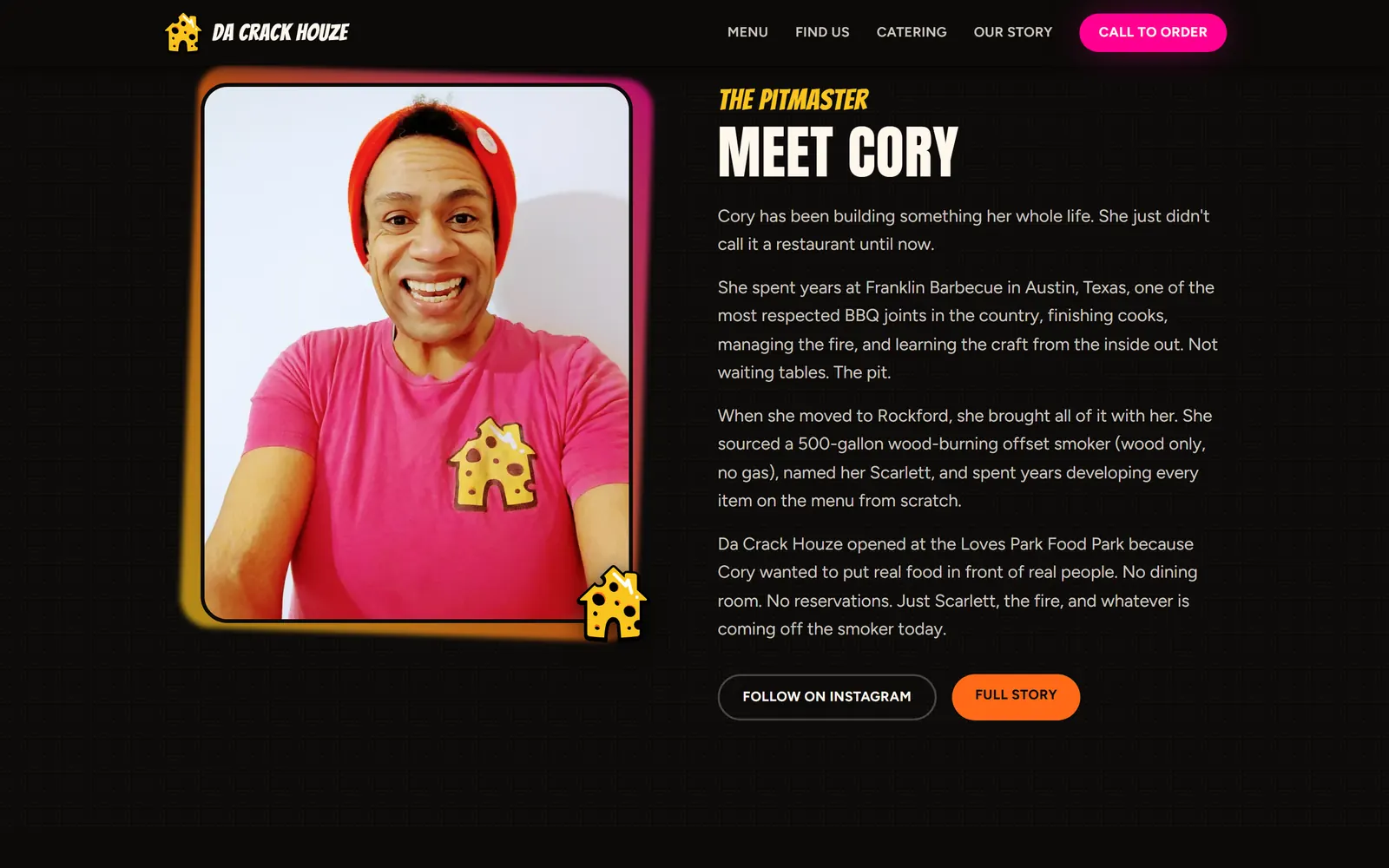 Da Crack Houze: Meet Cory, the pitmaster
