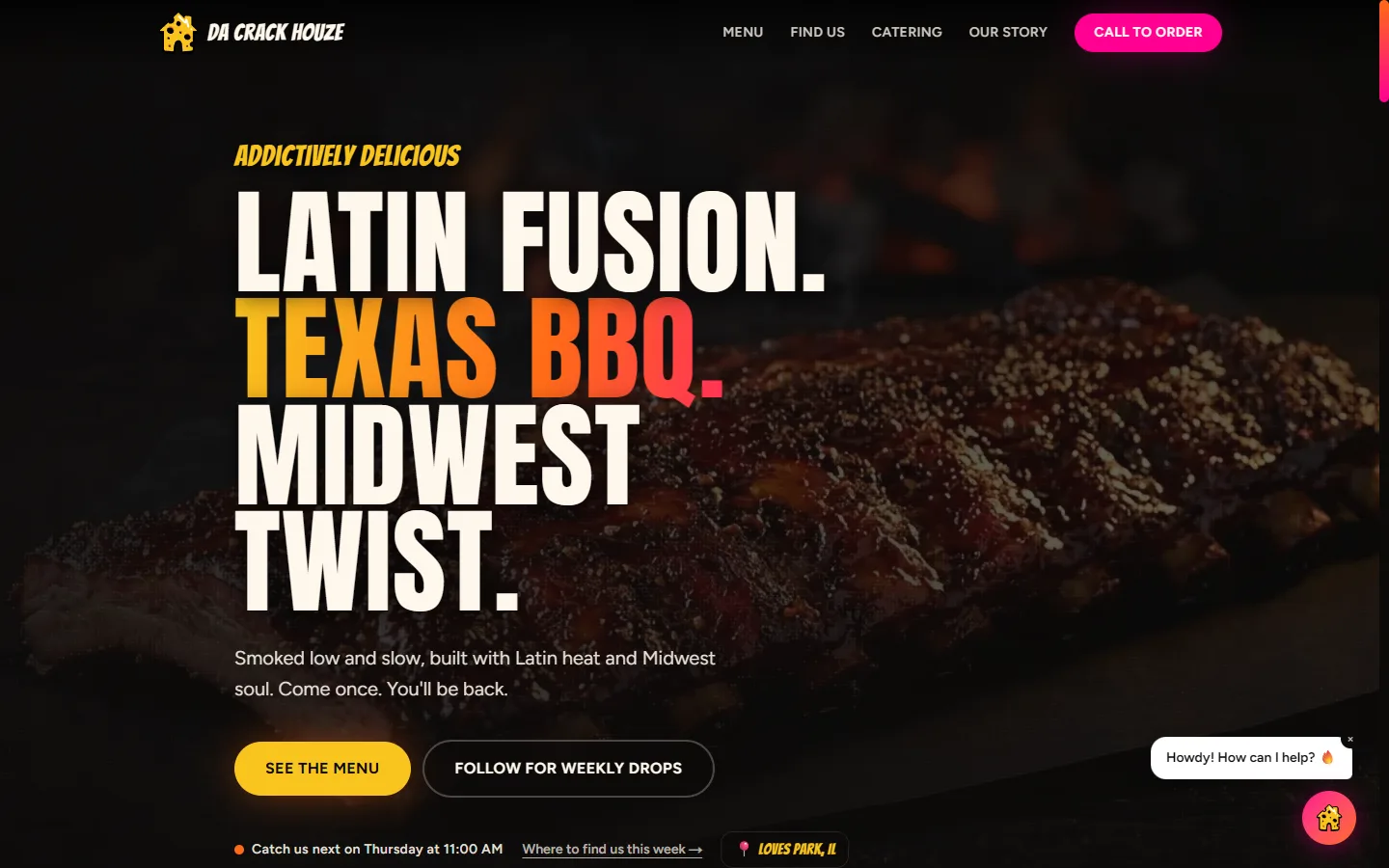 Da Crack Houze website