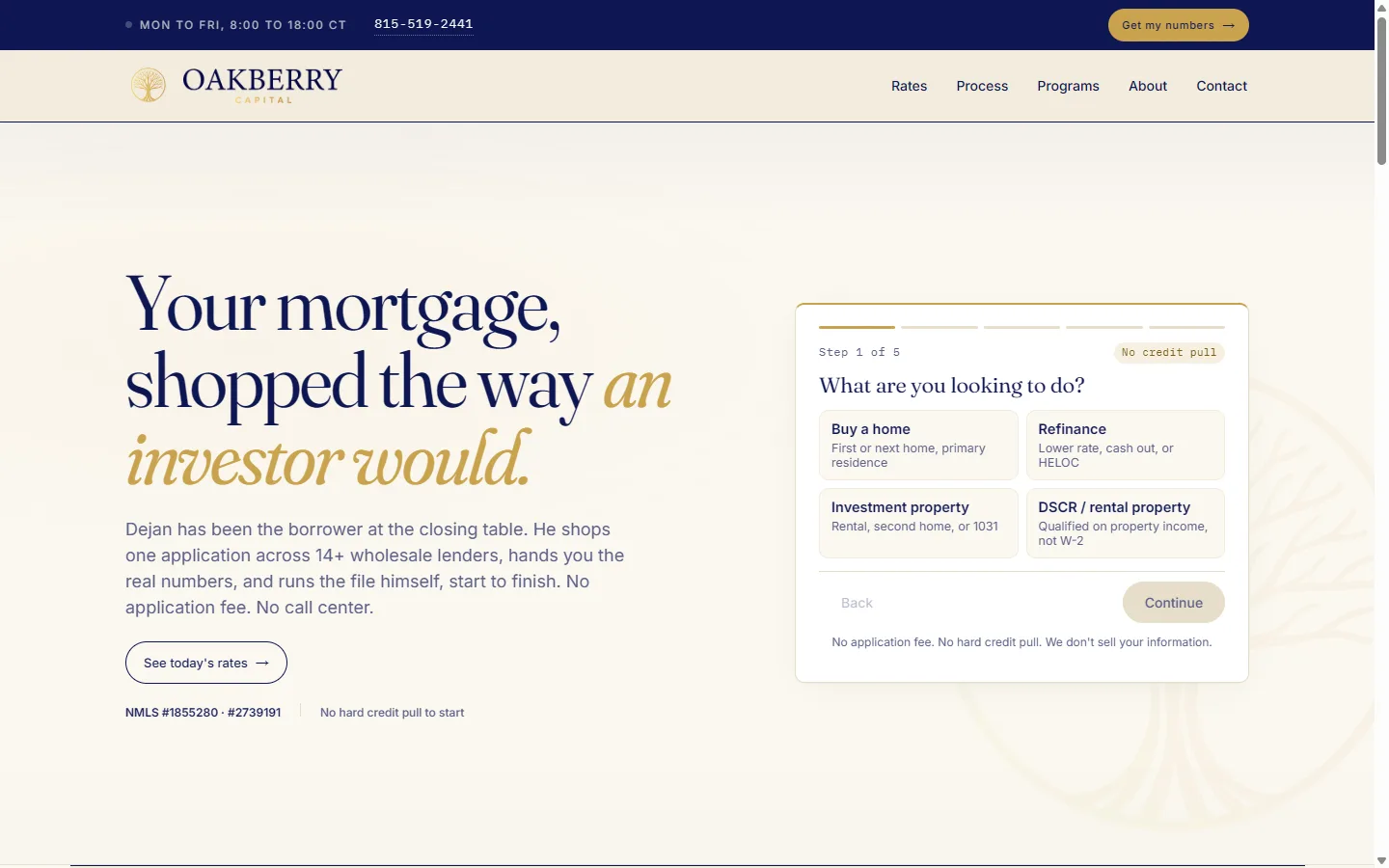 Oakberry Capital website